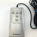 Vintage Genuine Sanyo Betamax Vcr Wired Remote Control 410051400 Betacord Used. Price: $9.99.
