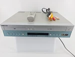 Go Video DVR4300 Dvd/vcr Dual Combo Recorder W/ Remote Component Cables Vhs Grey Used. Price: $149.99.