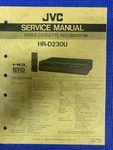Jvc HR-D230U HRD230U Service Manual 1967 3603 **original** Very. Price: $23.99.