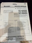 Orig. Sharp VC-A343U VC-A542U VC-H942U Vcr Service Manual 2384 2603 *original* Very. Price: $23.99.