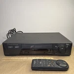 Vtg Mitsubishi HS-U595 Vhs Vcr 4-HEAD Video Cassette Player Untested With Remote Used. Price: $69.99.