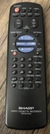 Sharp RRMCG0104AJSA Vcr Remote VC-A5424 VC-A542U VC-A548U VC-H948 Oem Used. Price: $99.99.