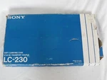 Sony LC-230 Carrying Case For Beta Vcr Open. Price: $69.00.