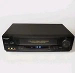 Sharp VC-H812U 4 Head Hi-fi Stereo Vhs Video Cassette Recorder Works No Remote Used. Price: $49.99.