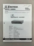 Emerson VCR885N Original Service Manual Free Shipping Good. Price: $14.00.