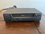 Philips Magnavox Vhs 4 Head Fi Vcr Model VRC602MG21 No Remote - Tested Used. Price: $40.00.