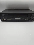 Sharp Vcr VC-H822U Video Casette Recorder 4-HEAD Tested No Remote Original Box Used. Price: $59.99.