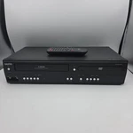 Sanyo FWDV225F Dvd Player Vcr Combo Black 4-HEAD Vhs With Remote Tested Works Used. Price: $99.99.
