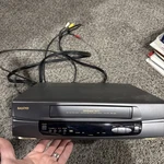 Sanyo Vhs Player VHR-H518 Video 4 Head Hi Fi. Missing Power Cord Used. Price: $20.00.