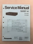 Panasonic PV-2201 4201 Original Service Manual Free Shipping Good. Price: $14.00.