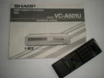 Sharp VC-A601U Owner's Operator Manual With Remote Control G0337GE Used. Price: $12.88.