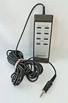 Panasonic VSQS0389 Wired Projector Remote Control W/8 Ft. Cord W/plug-in Jack Used. Price: $25.00.