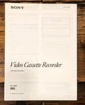 Sony SLV-400 Vcr Owners / User Manual *original* Unspecified. Price: $24.97.