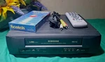 Samsung VR5409 Vhs Vcr With Remote, Av Cable And Blank Tape. High Speed Used. Price: $89.99.