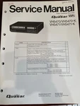 Quasar VH5470K VH5471K Vcr Service Manual From The Usa *original** Very. Price: $28.99.
