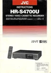 Original Jvc HR-S4700U Instructions Owners Manual Printed Japan Free Shipping Unspecified. Price: $19.99.