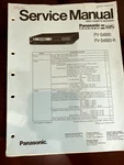 Panasonic PV-S4880-K PVS4880 Service Manual **original** 2516 2797 Very. Price: $27.99.