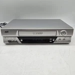 Jvc Vcr HR-A60U Vhs Cassette Player Hi-fi Stereo Silver Tested Working No Remote Used. Price: $39.89.