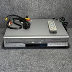 Jvc DR-MV5SU Dvd Vhs Player Recorder Vcr Combo Dual W/ Remote & Wires Used. Price: $100.00.