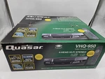 Quasar VHQ-950 Omnivision Vcr Vhs Video Cassette Recorder 4-HEAD New Sealed. Price: $299.99.