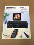 Vintage 1994 Panasonic Omnivision Vhs PV-4414 Informational Sheet Used. Price: $7.96.