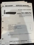 Orig. Sharp VC-H857U VCH857U Vcr Repair & Service Manual *original** Very. Price: $9.99.