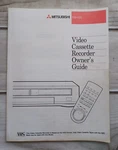 Mitsubishi HS-U35 Video Cassette Recorder Owner's Guide Only Vintage Acceptable. Price: $19.99.