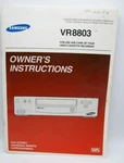 Samsung VR8803 Vhs Video Cassette Recorder Owners Users Instructions Used. Price: $9.90.