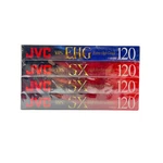 Jvc 4 Pack Vhs Tapes High Energy, 3 T-120 Sx Plus Ehg Av Master, Sealed New. Price: $14.98.