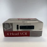Emerson EWV401B 4HEAD Vcr Vhs Video Cassette Recorder Player Brand Sealed. Price: $299.99.