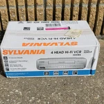 New Sealed Sylvania 4 Head Hi-fi Vcr Model 6260VF 2006 Vintage Old Stock. Price: $249.99.