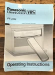 Panasonic PV-4358 Vcr Owner / User Manual *original* Unspecified. Price: $19.97.