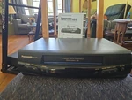 Panasonic PV-8450 4-HEAD Omnivision Vhs Vcr Player Blueline No Remote Used. Price: $70.00.