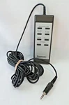 Panasonic VSQS0389 Wired Projector Remote Control W/8 Ft. Cord W/plug-in Jack Used. Price: $20.00.
