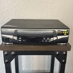 Sanyo Vcr Vhs Player Multicolored On Screen Display Model VWM-270 Black Tested Used. Price: $42.99.