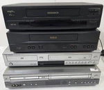 Lot Of 4 Vcrs And Vcr/dvd Combos For Parts/repair - Rca/magnavox/zenith/samsung. Price: $45.99.