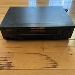 Sharp VC-A593U Vhs Vcr Tested Works No Remote Used. Price: $39.99.