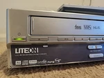 Liteon LVC-9016 Dvd Recorder Vhs Vcr Combo W/ Remote, Manual & Cables Working Used. Price: $89.99.