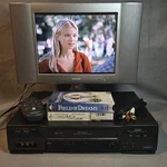 Mitsubishi HS-U530 Vcr Vhs Player/recorder Heads Cleaned W Remote Cables Tapes Used. Price: $89.98.
