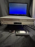 Polaroid DVC-2000 4 Head Hi-fi Stereo Vcr Dvd Player No Remote Used. Price: $55.00.