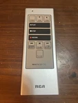 Vintage Rca 426W Remote Control Tv Vcr Silver And Black Slow Tracking Buttons Open. Price: $25.00.