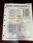 Sharp VC-A592U VCA593U VC-A5933U VC-H992U VC-H993U H994U Service Manual Original Very. Price: $28.99.
