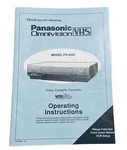 Panasonic PV-4562 Vhs Vcr Recorder Omnivision Operating Instruction Manual Good. Price: $9.99.