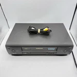 Samsung VR8559 Vcr Player Recorder Vhs Hq 4 Head Hifi Stereo No Remote Used. Price: $100.00.