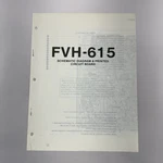 Fisher FVH-615 Schematic Diagram & Printed Circuit Board Plus Service Info X 4 Very. Price: $19.99.