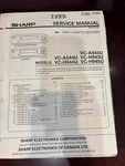 Sharp VC-A544U VC-H944U VC-A543U VC-H943U VC-H945U &3087 Service Manual Original Very. Price: $29.99.