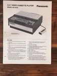 Panasonic NV-9100 Vcr Video Cassette Dealer Brochure *original* Unspecified. Price: $19.97.