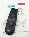 Mitsubishi HS-U110 Original Vcr Remote Control W/ Operations Manual Used. Price: $19.99.