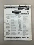 Mitsubishi HS-410UR Original Service Manual Free Shipping Good. Price: $14.00.