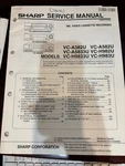 Sharp VC-A382U VC-A5833U VC-H9833U VC-A582U VC-H982U Service Manual *original* Very. Price: $29.99.